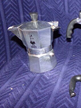 3 Bialetti Cup Stovetop Coffee Maker  1 Induction pot espresso maker  Parts only